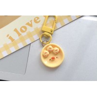 Egg Plate Keychain